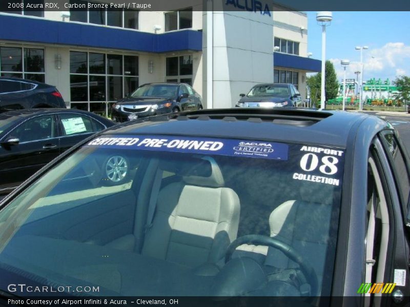 Carbon Bronze Pearl / Taupe 2008 Acura RDX