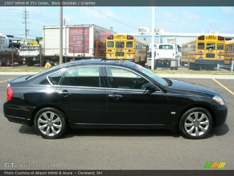 Black Obsidian / Graphite 2007 Infiniti M 35x Sedan