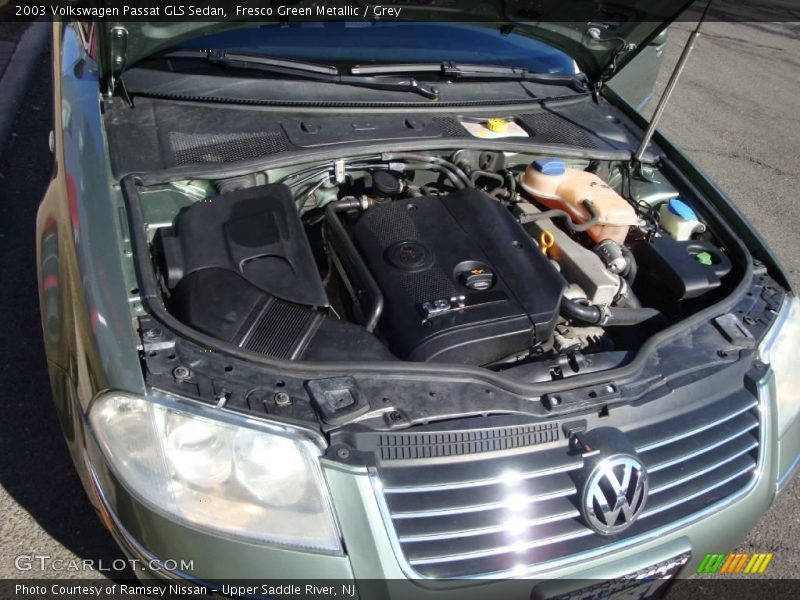 Fresco Green Metallic / Grey 2003 Volkswagen Passat GLS Sedan