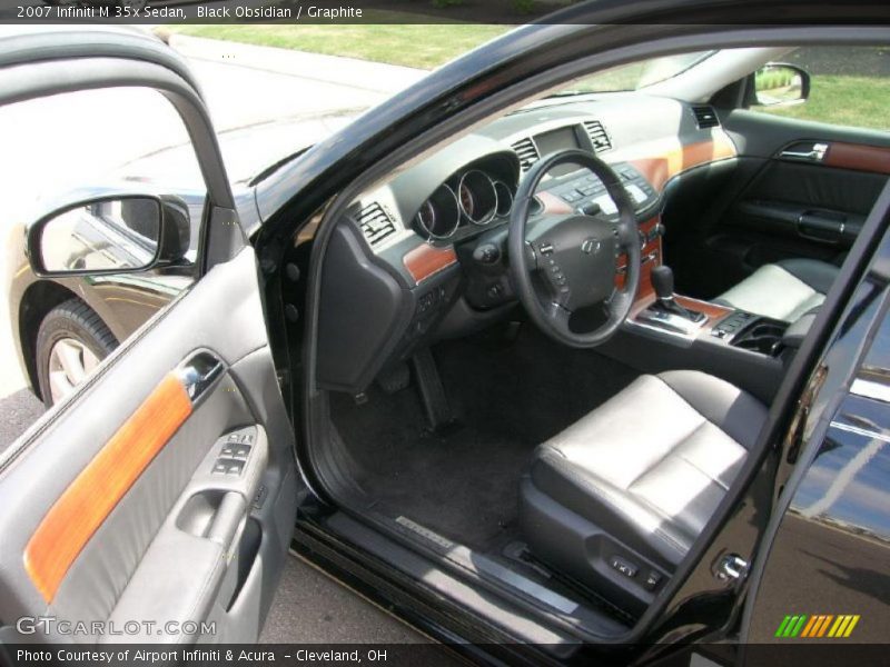 Black Obsidian / Graphite 2007 Infiniti M 35x Sedan