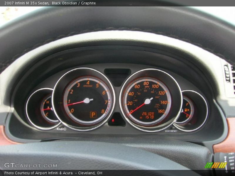 Black Obsidian / Graphite 2007 Infiniti M 35x Sedan