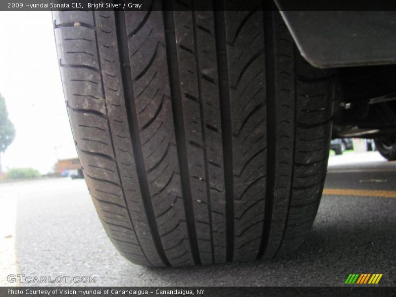 Bright Silver / Gray 2009 Hyundai Sonata GLS