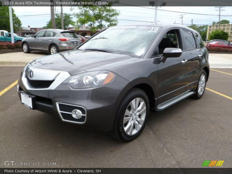 Polished Metal Metallic / Ebony 2010 Acura RDX Technology