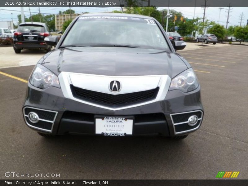 Polished Metal Metallic / Ebony 2010 Acura RDX Technology