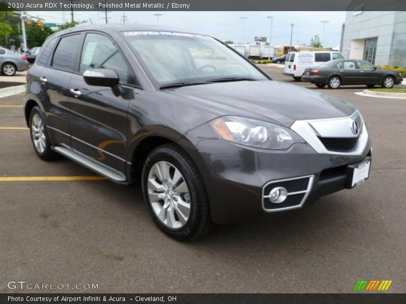 Polished Metal Metallic / Ebony 2010 Acura RDX Technology
