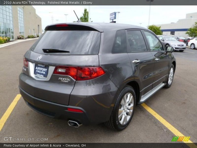 Polished Metal Metallic / Ebony 2010 Acura RDX Technology
