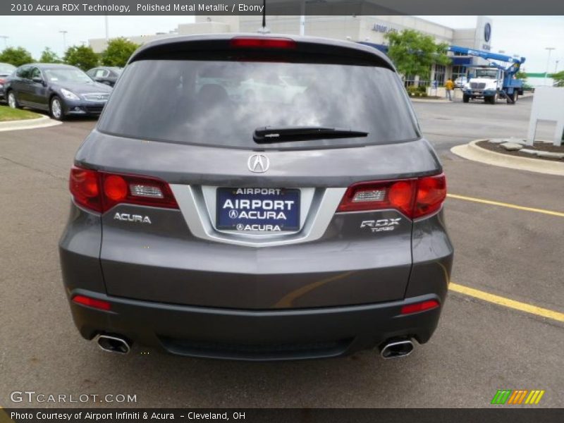 Polished Metal Metallic / Ebony 2010 Acura RDX Technology