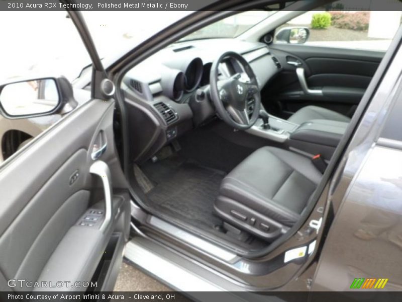 Polished Metal Metallic / Ebony 2010 Acura RDX Technology