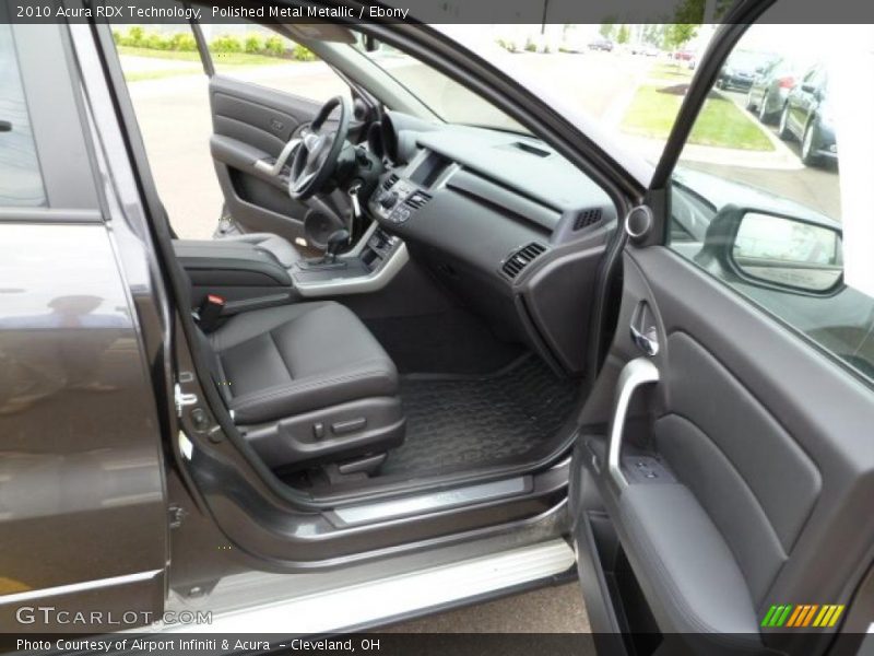 Polished Metal Metallic / Ebony 2010 Acura RDX Technology