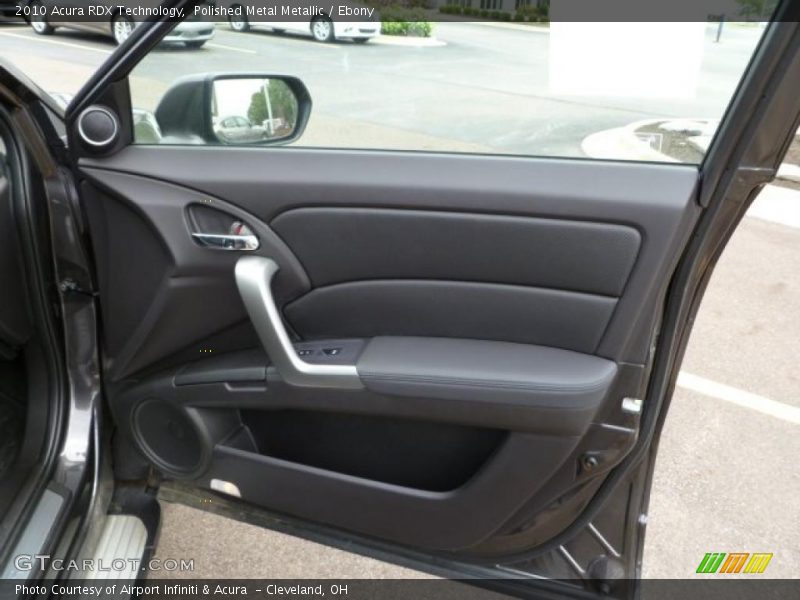 Polished Metal Metallic / Ebony 2010 Acura RDX Technology