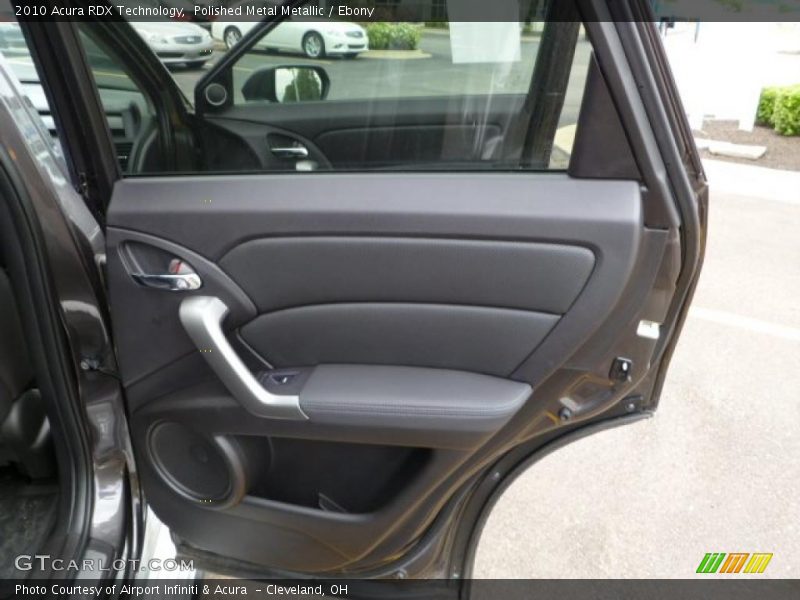 Polished Metal Metallic / Ebony 2010 Acura RDX Technology