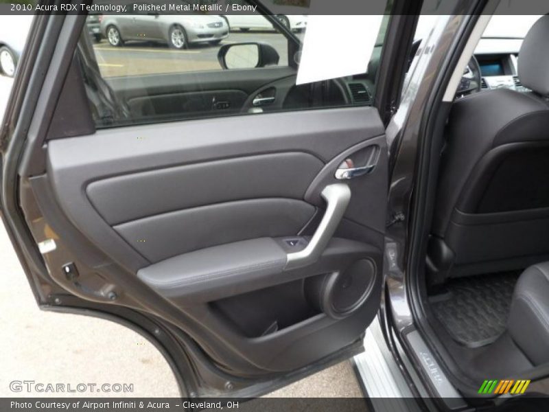 Polished Metal Metallic / Ebony 2010 Acura RDX Technology