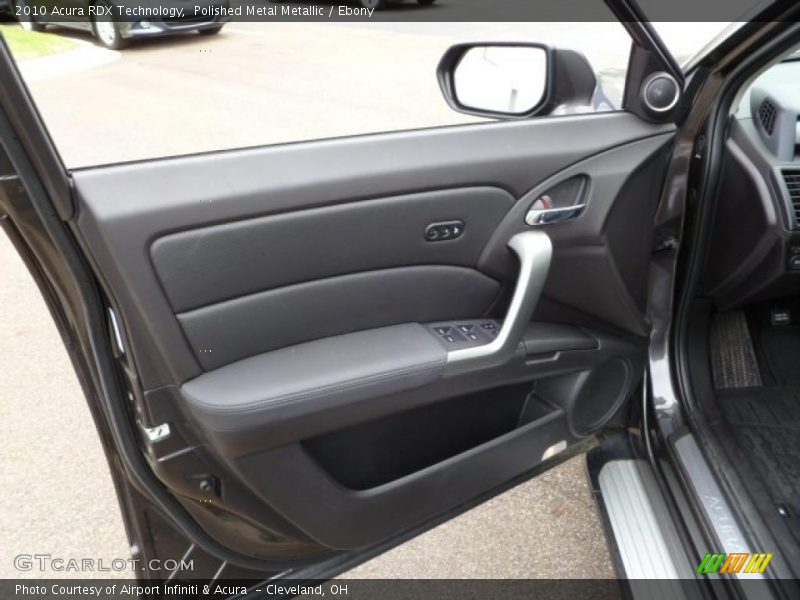 Polished Metal Metallic / Ebony 2010 Acura RDX Technology