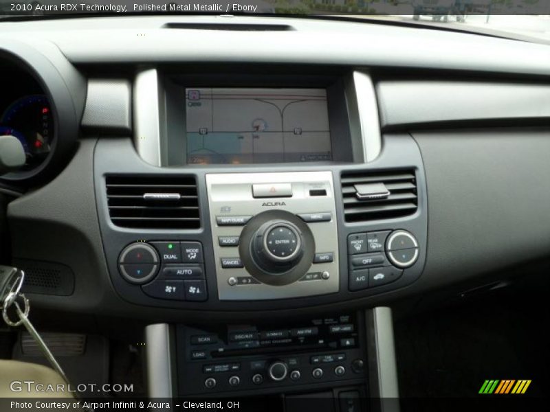 Polished Metal Metallic / Ebony 2010 Acura RDX Technology