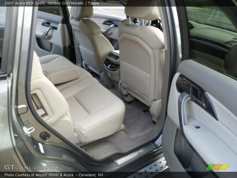 Nimbus Gray Metallic / Taupe 2007 Acura MDX Sport