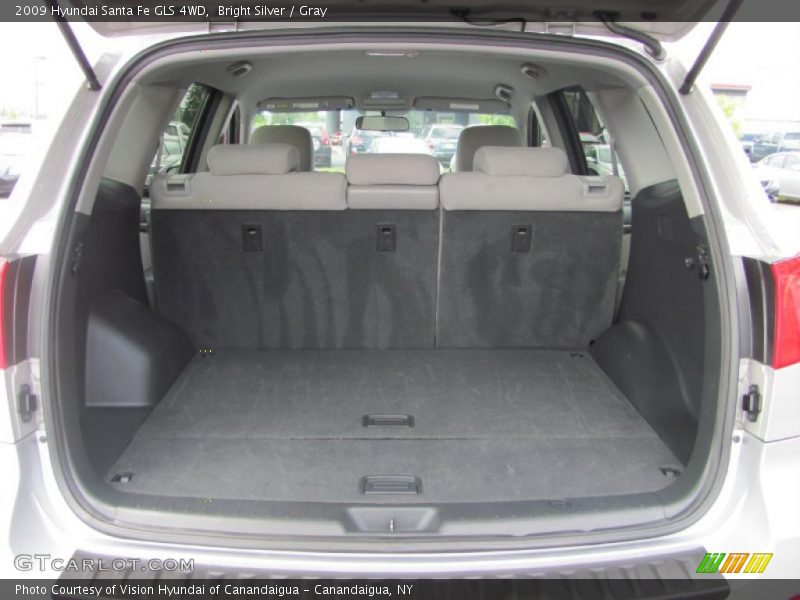 Bright Silver / Gray 2009 Hyundai Santa Fe GLS 4WD
