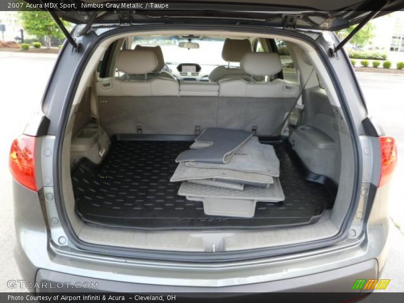 Nimbus Gray Metallic / Taupe 2007 Acura MDX Sport
