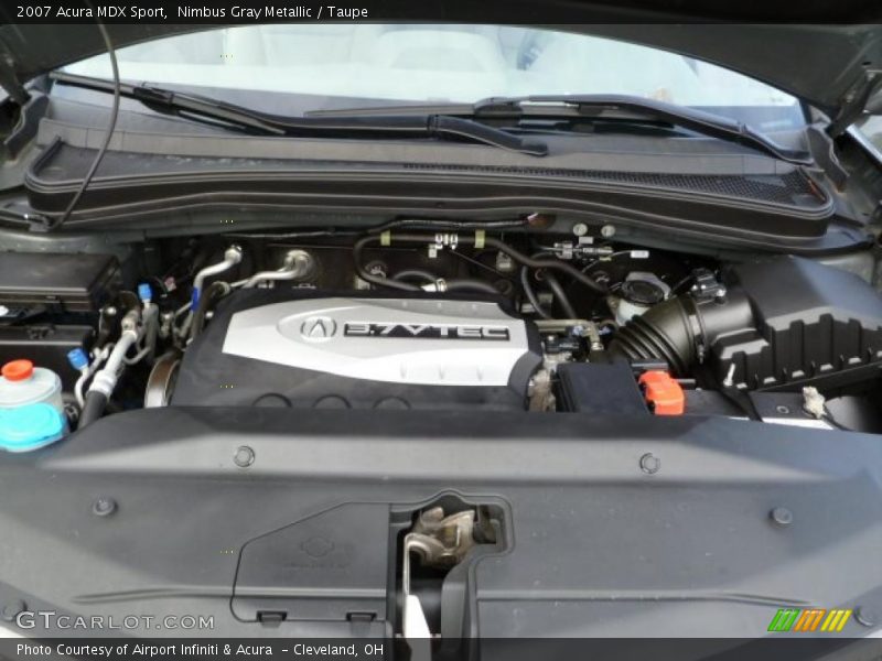 Nimbus Gray Metallic / Taupe 2007 Acura MDX Sport