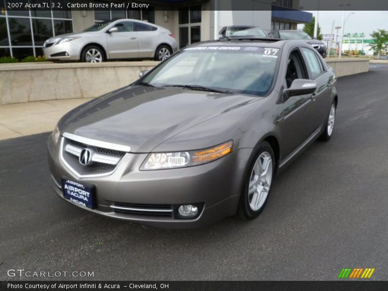 Carbon Bronze Pearl / Ebony 2007 Acura TL 3.2