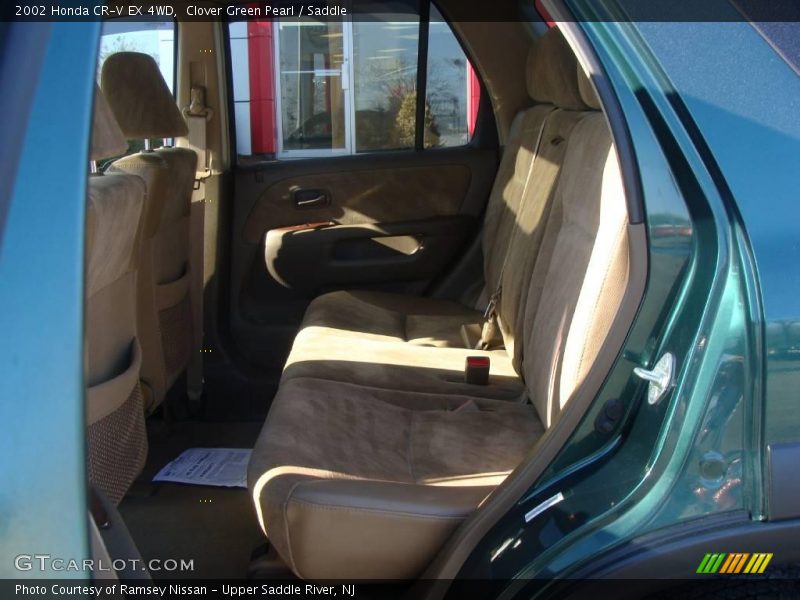 Clover Green Pearl / Saddle 2002 Honda CR-V EX 4WD