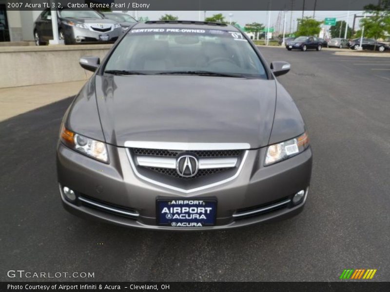 Carbon Bronze Pearl / Ebony 2007 Acura TL 3.2