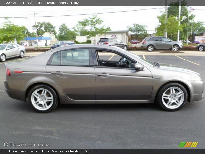 Carbon Bronze Pearl / Ebony 2007 Acura TL 3.2