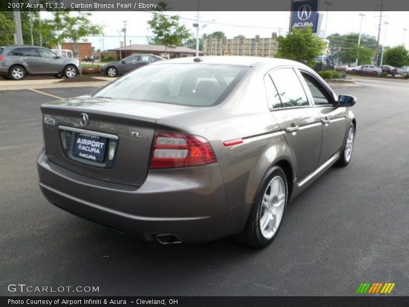 Carbon Bronze Pearl / Ebony 2007 Acura TL 3.2