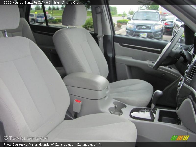 Bright Silver / Gray 2009 Hyundai Santa Fe GLS 4WD