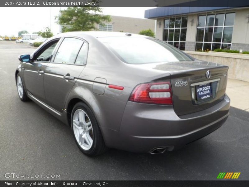 Carbon Bronze Pearl / Ebony 2007 Acura TL 3.2