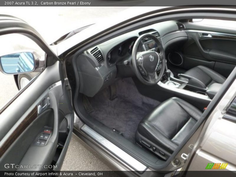 Carbon Bronze Pearl / Ebony 2007 Acura TL 3.2