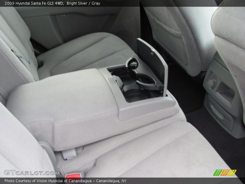 Bright Silver / Gray 2009 Hyundai Santa Fe GLS 4WD