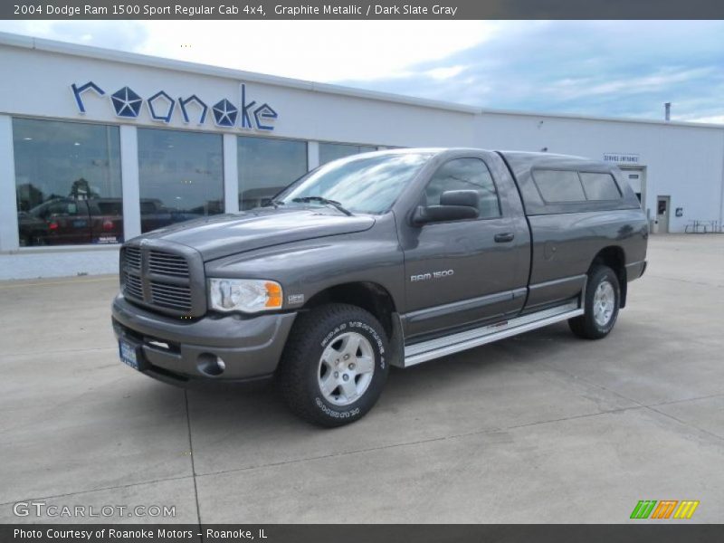 Graphite Metallic / Dark Slate Gray 2004 Dodge Ram 1500 Sport Regular Cab 4x4