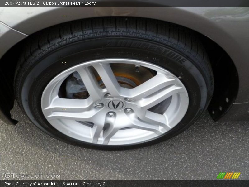 Carbon Bronze Pearl / Ebony 2007 Acura TL 3.2