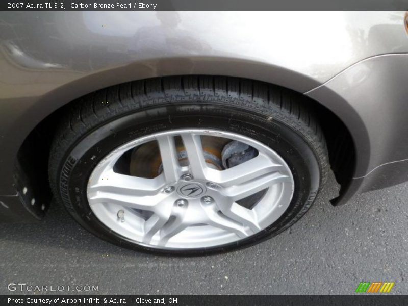Carbon Bronze Pearl / Ebony 2007 Acura TL 3.2