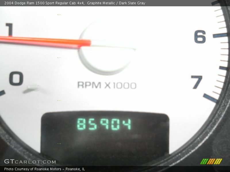 Graphite Metallic / Dark Slate Gray 2004 Dodge Ram 1500 Sport Regular Cab 4x4