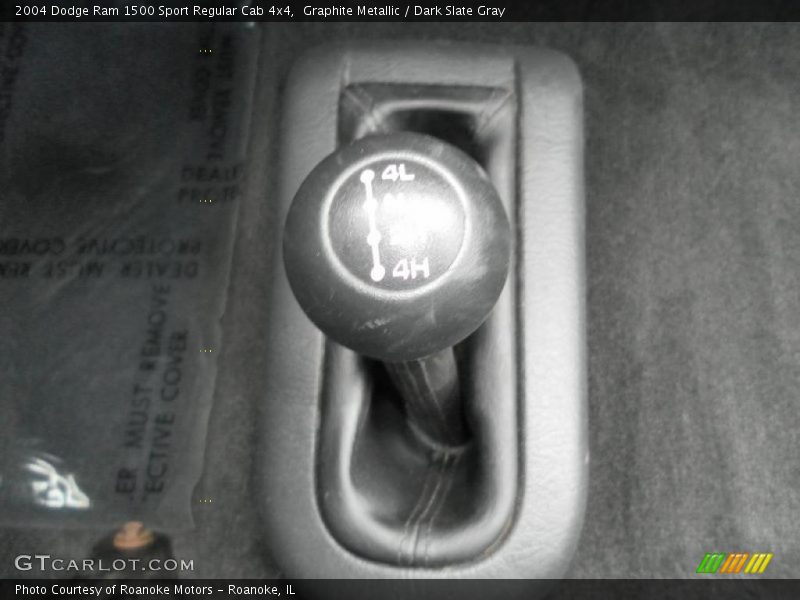 Graphite Metallic / Dark Slate Gray 2004 Dodge Ram 1500 Sport Regular Cab 4x4