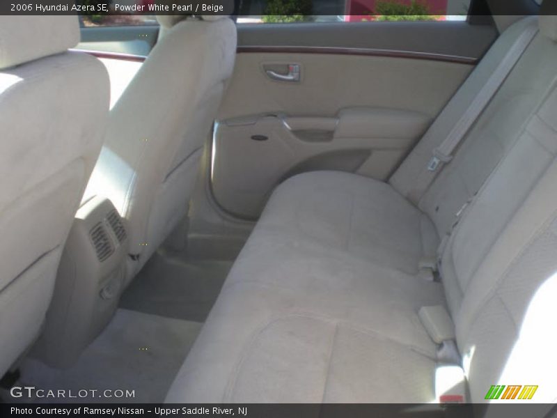 Powder White Pearl / Beige 2006 Hyundai Azera SE