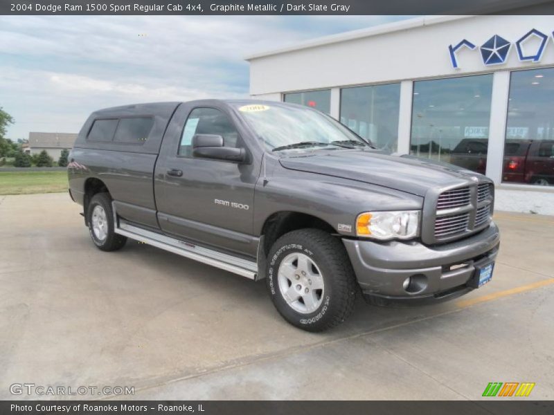 Graphite Metallic / Dark Slate Gray 2004 Dodge Ram 1500 Sport Regular Cab 4x4