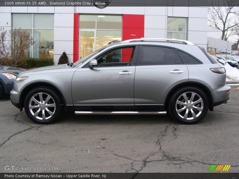 Diamond Graphite Gray / Willow 2005 Infiniti FX 35 AWD