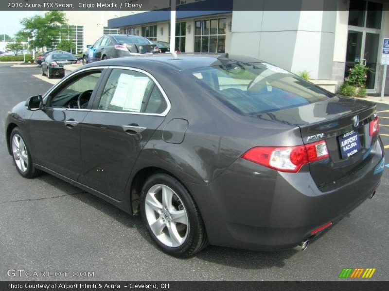 Grigio Metallic / Ebony 2010 Acura TSX Sedan