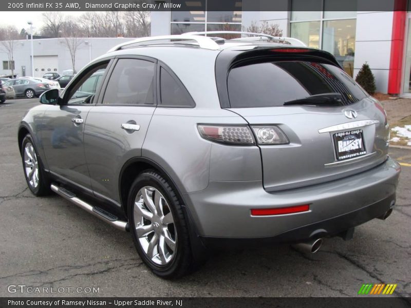 Diamond Graphite Gray / Willow 2005 Infiniti FX 35 AWD