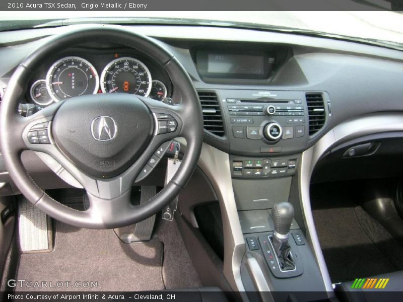 Grigio Metallic / Ebony 2010 Acura TSX Sedan