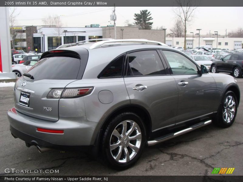 Diamond Graphite Gray / Willow 2005 Infiniti FX 35 AWD