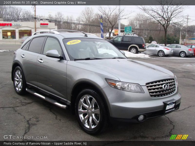 Diamond Graphite Gray / Willow 2005 Infiniti FX 35 AWD