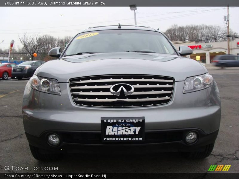 Diamond Graphite Gray / Willow 2005 Infiniti FX 35 AWD