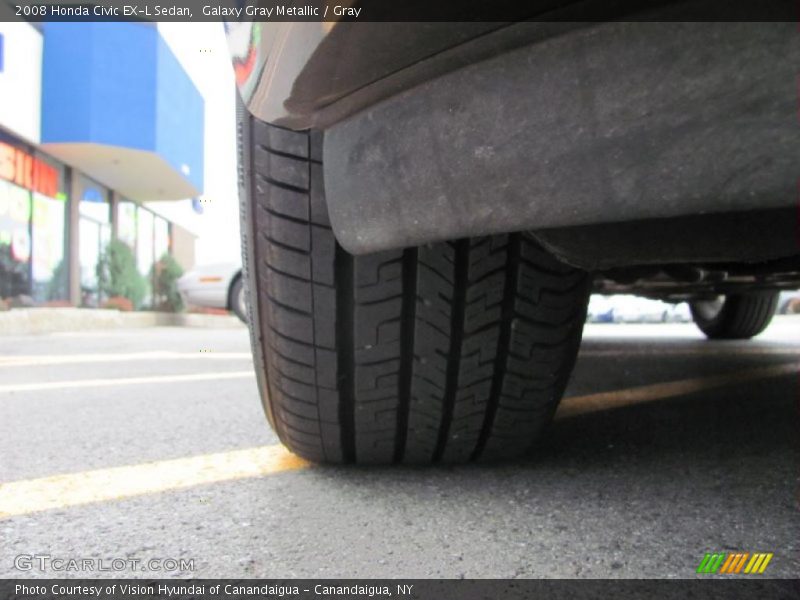 Galaxy Gray Metallic / Gray 2008 Honda Civic EX-L Sedan