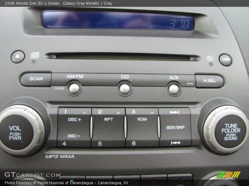 Galaxy Gray Metallic / Gray 2008 Honda Civic EX-L Sedan