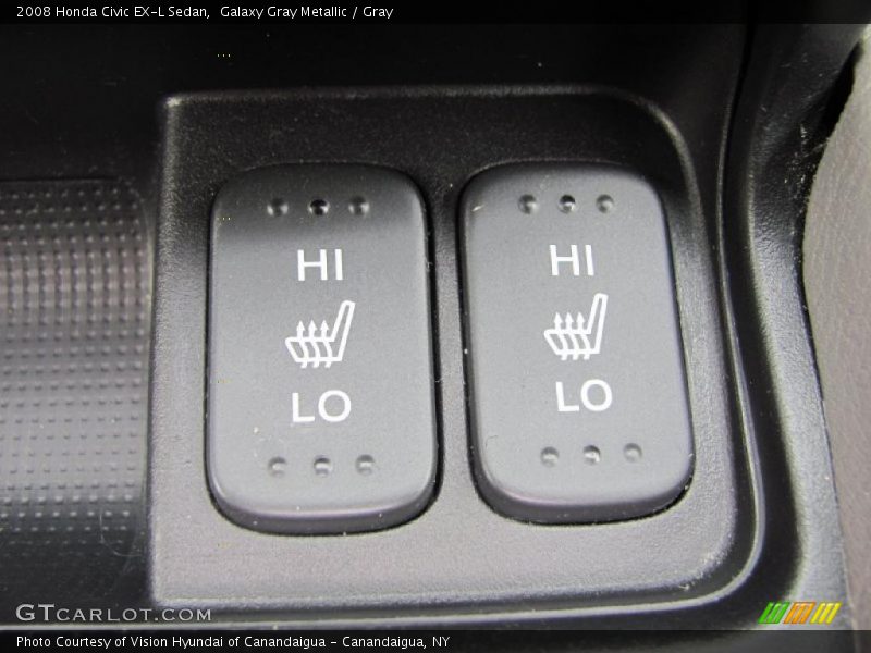 Galaxy Gray Metallic / Gray 2008 Honda Civic EX-L Sedan