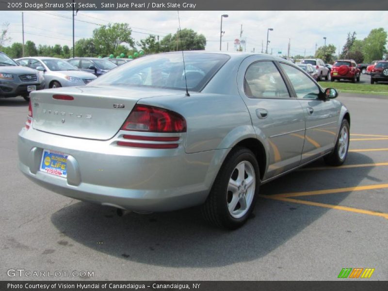 Satin Jade Pearl / Dark Slate Gray 2005 Dodge Stratus SXT Sedan