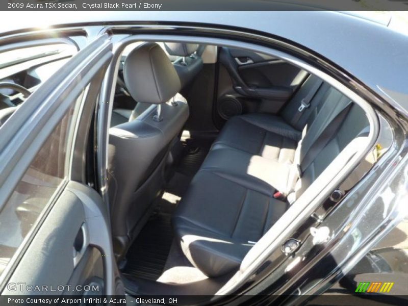 Crystal Black Pearl / Ebony 2009 Acura TSX Sedan